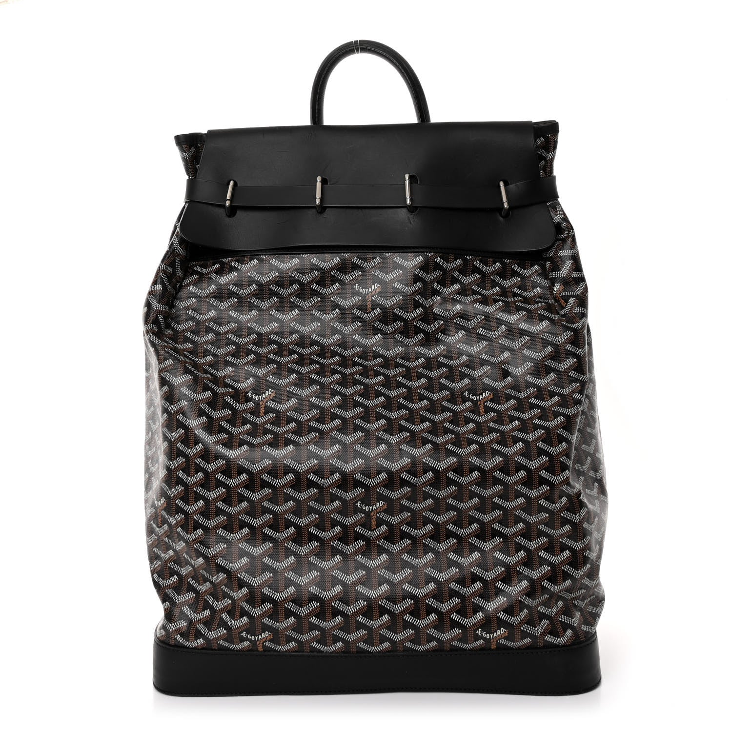 Goyard Goyardine Steamer Bag Black 1 of 12