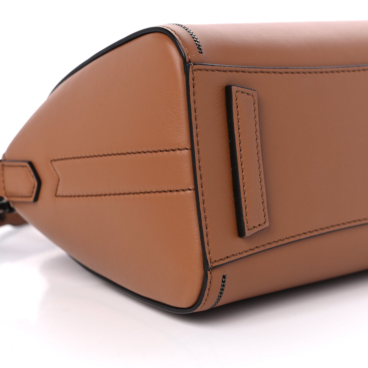 Calfskin Chain Detail Mini Antigona Caramel
