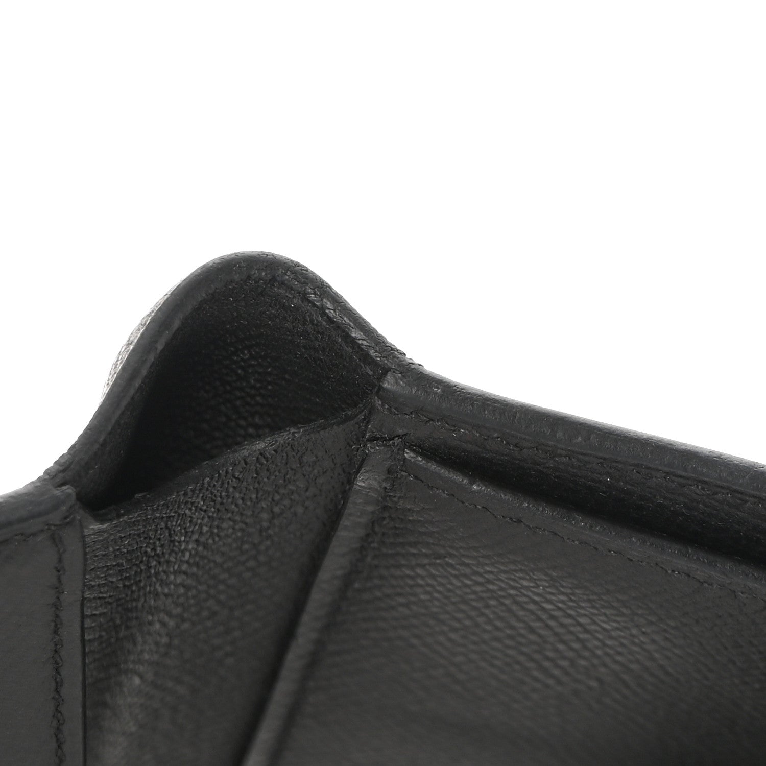 Hermes Epsom Medium Kelly Wallet Black 9 of 11