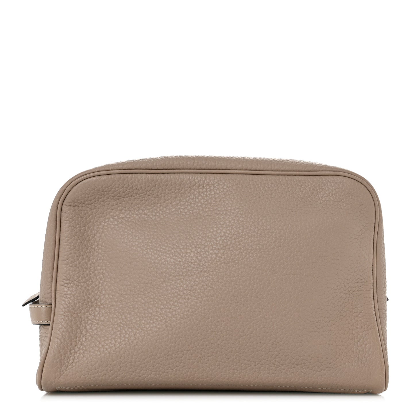 Taurillon Clemence Victoria II Toilet Case Gris Tourterelle