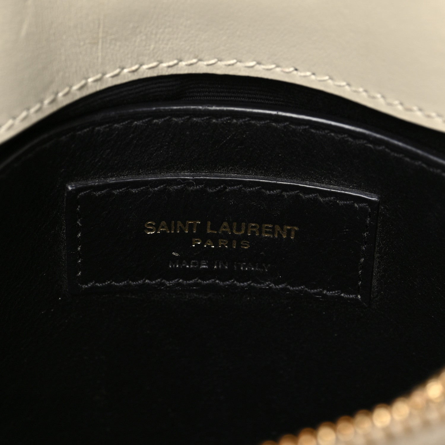 Saint Laurent Calfskin Y Quilted Monogram Small Loulou Chain Satchel Crema Soft 5 of 8