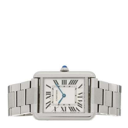 Cartier Stainless Steel 24mm Tank Solo Quartz Watch 2 of 4