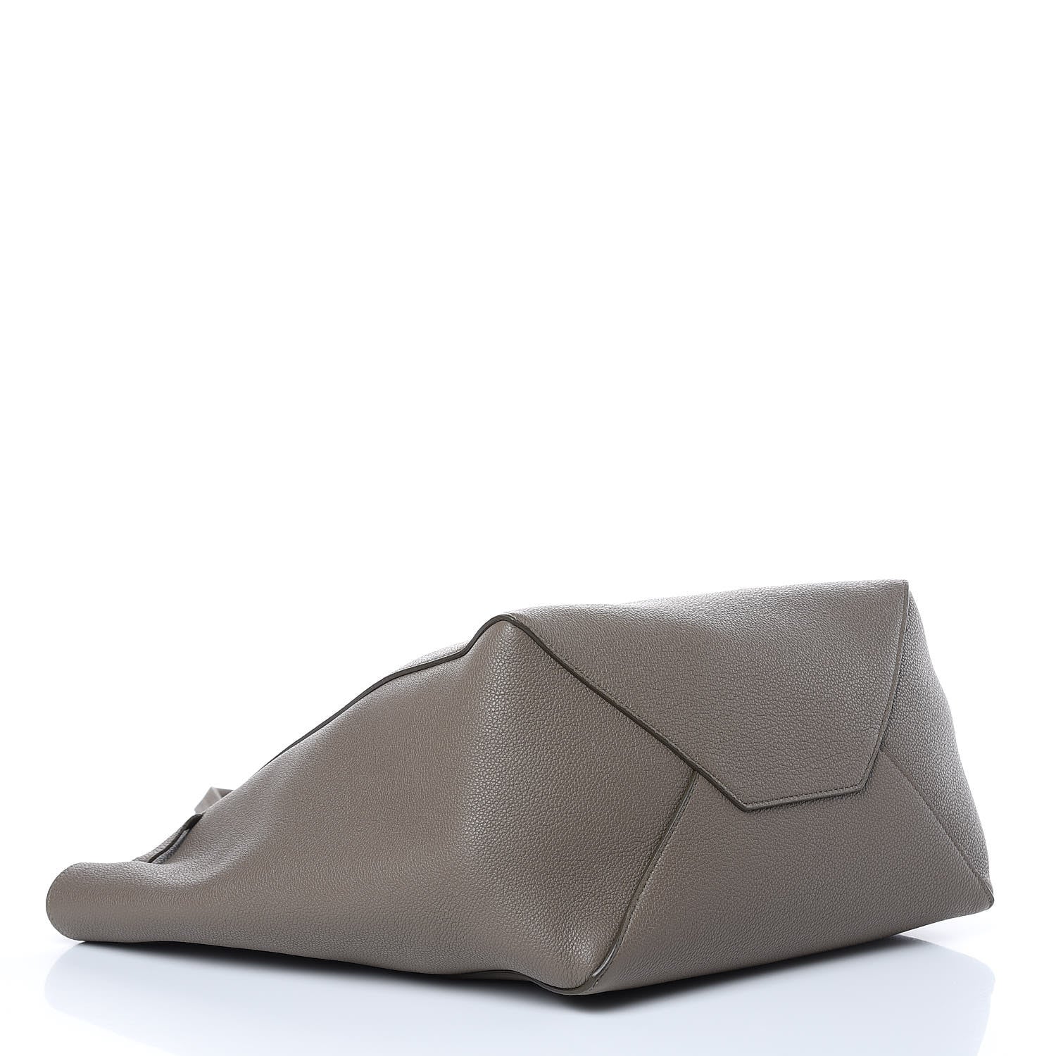 Celine Soft Grained Calfskin Small Belt Cabas Phantom Taupe 4 of 12