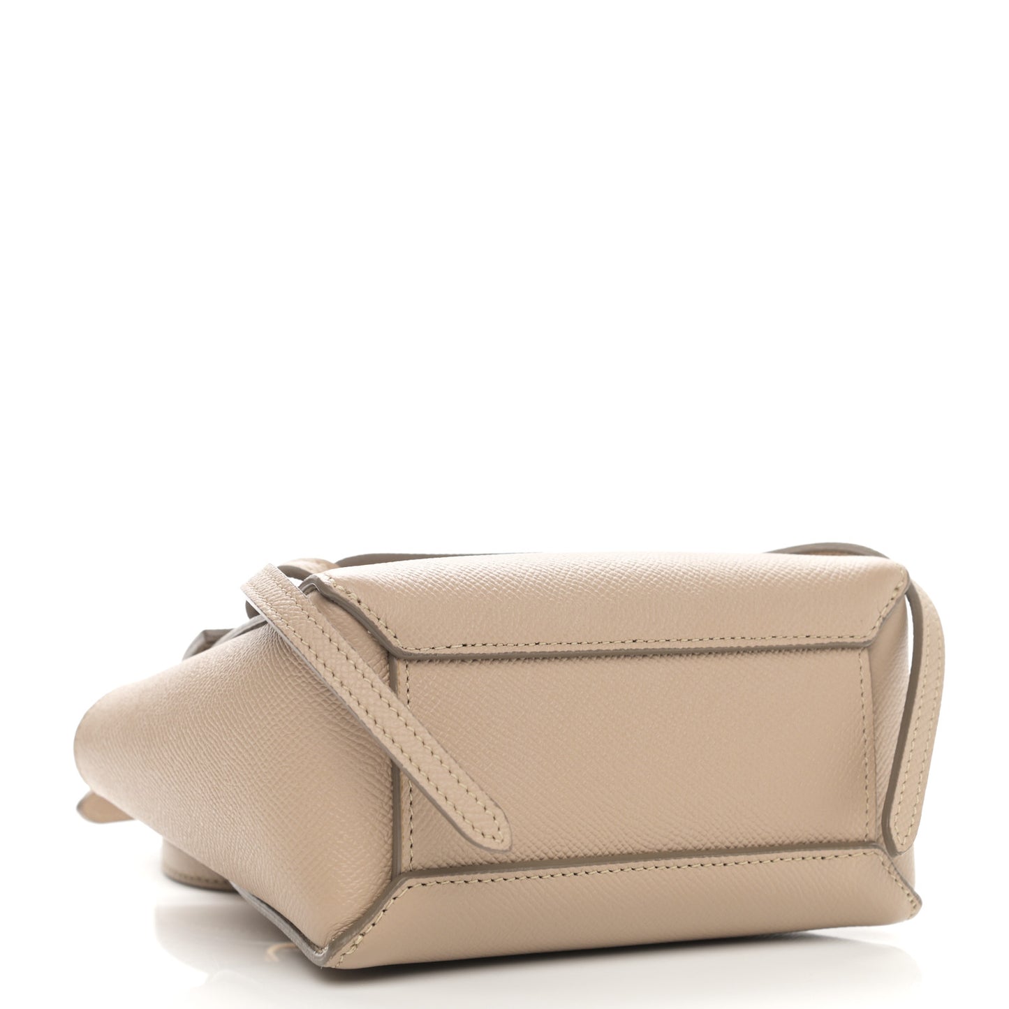 Grained Calfskin Pico Belt Bag Light Taupe