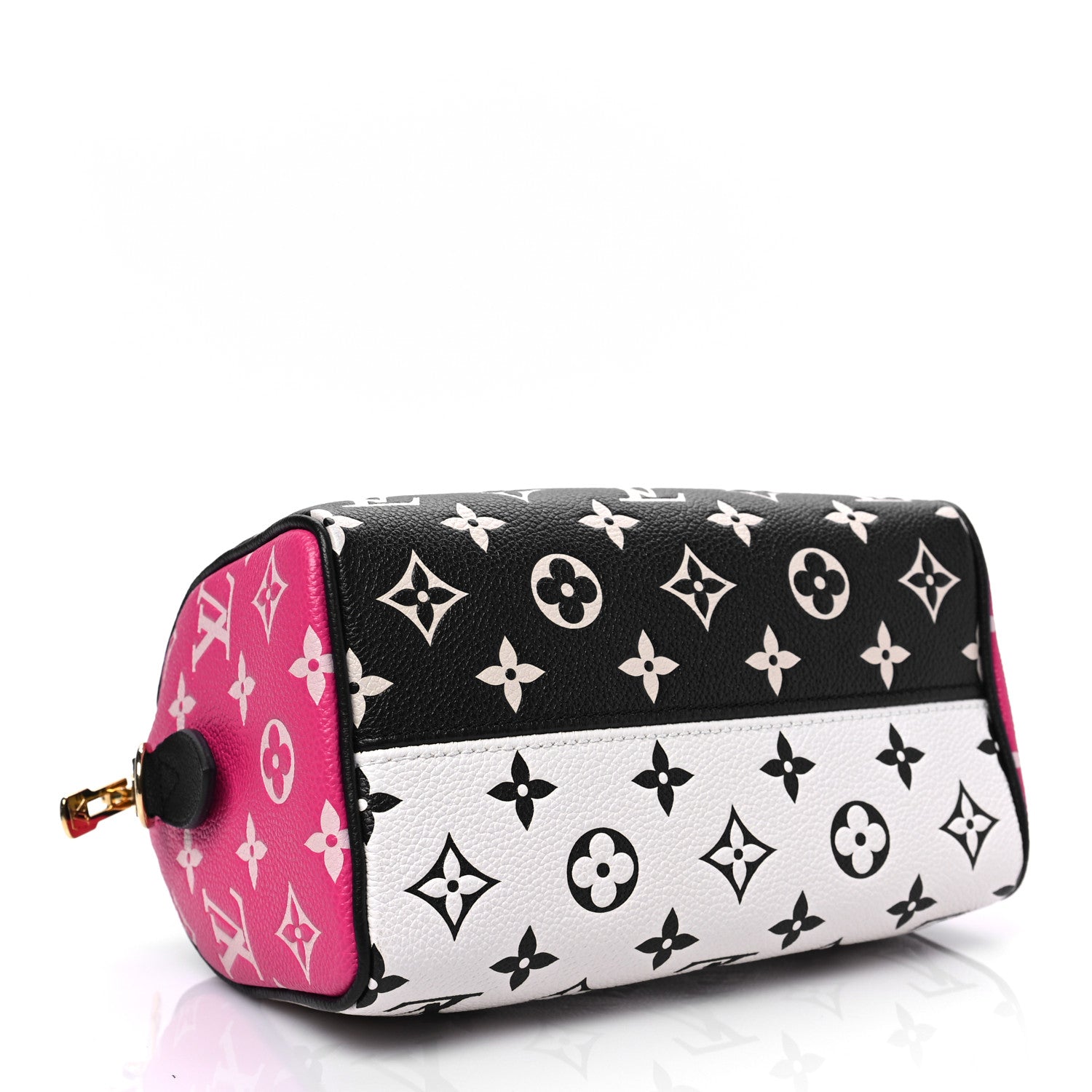 Louis Vuitton Empreinte Monogram Spring in the City Speedy Bandouliere 20 Black White Pink 4 of 7