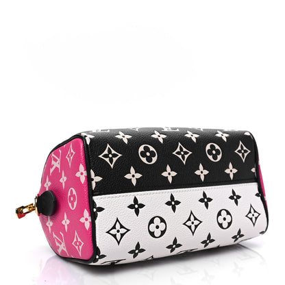 Louis Vuitton Empreinte Monogram Spring in the City Speedy Bandouliere 20 Black White Pink 4 of 7