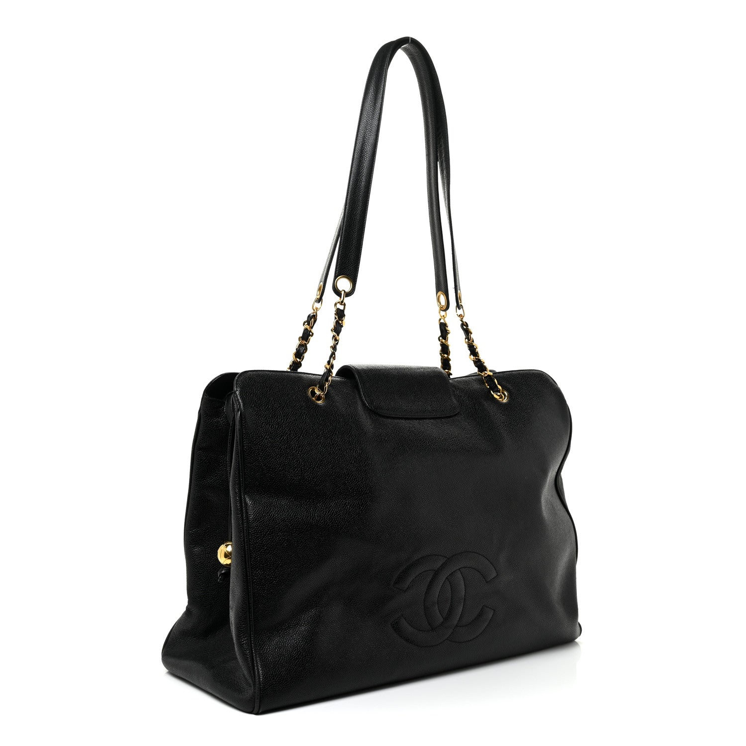 Chanel Caviar XL Weekender Bag Black 3 of 13
