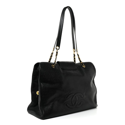 Chanel Caviar XL Weekender Bag Black 3 of 13