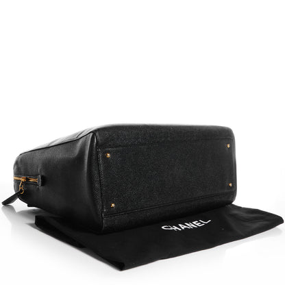 Chanel Caviar Large CC Shoulder Bag Black 4 of 7