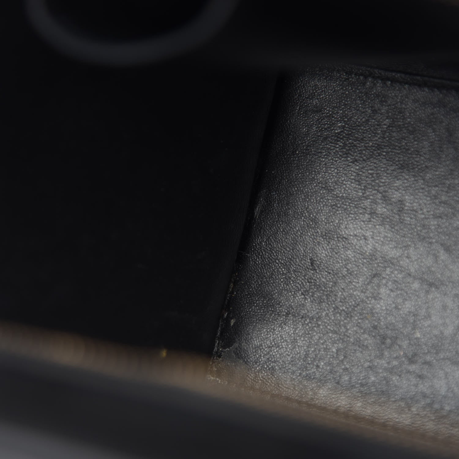 Celine Shrunken Lambskin Micro Bi-Color Luggage Black White 8 of 11