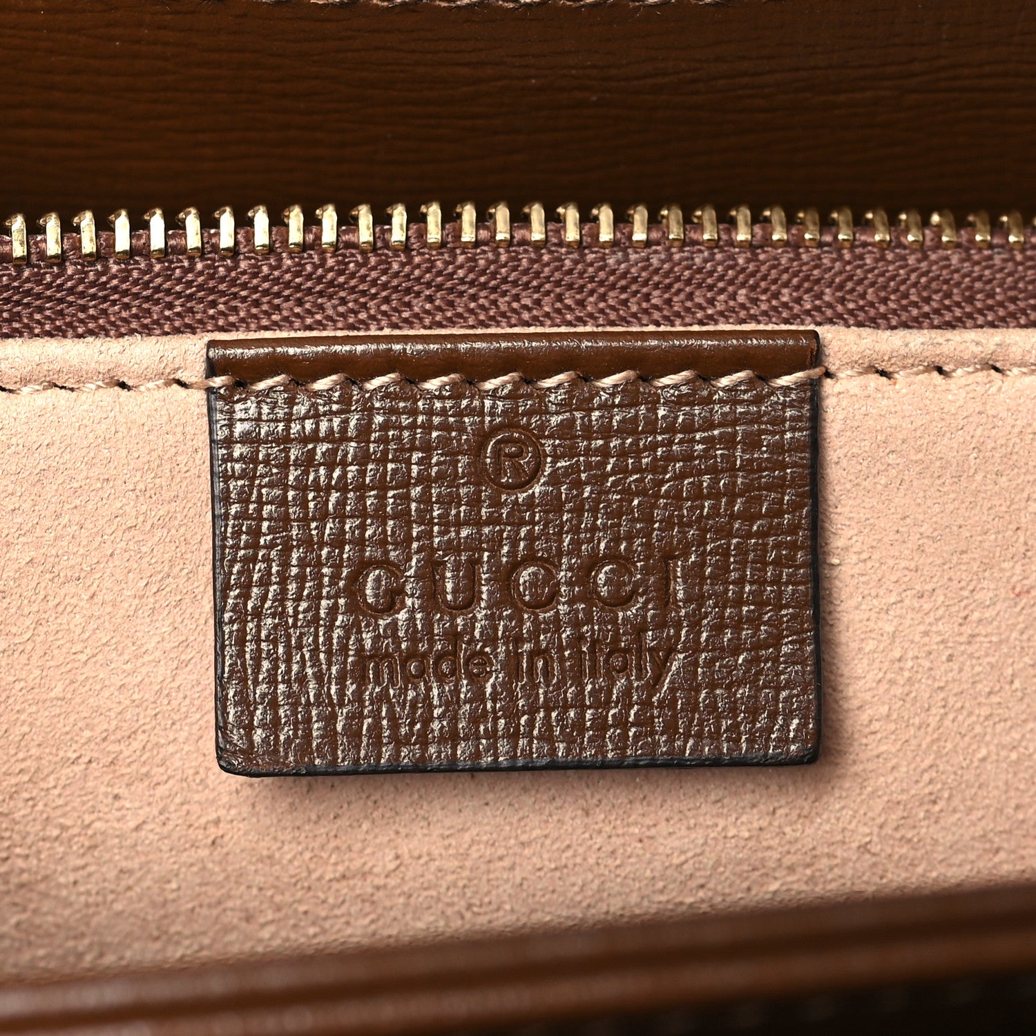 Gucci GG Supreme Monogram Horsebit 1955 Shoulder Bag Beige Brown Sugar 6 of 9
