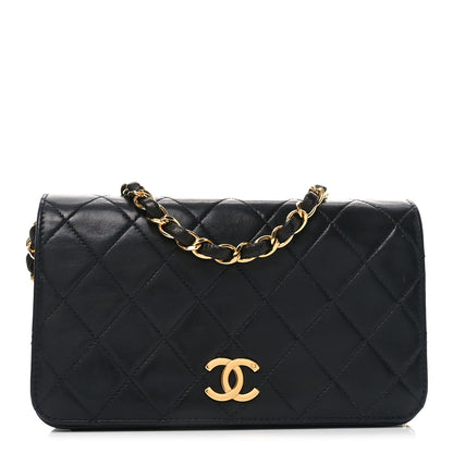 Chanel Lambskin Quilted Wallet On Chain WOC Black 1 of 11