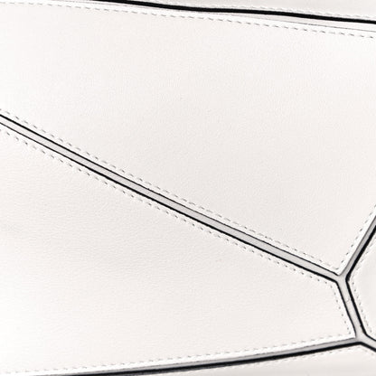 Loewe Calfskin Medium Puzzle Bag White 6 of 15