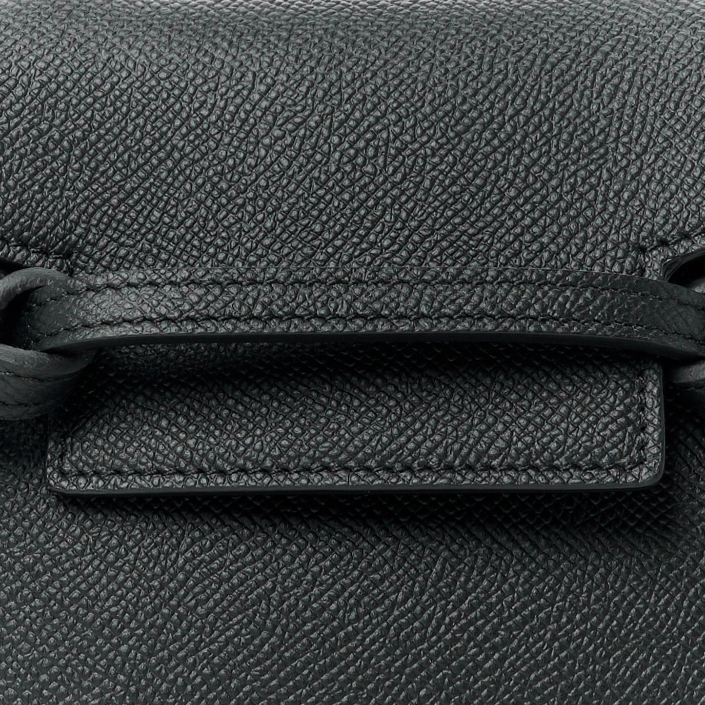 Grained Calfskin Pico Belt Bag Black