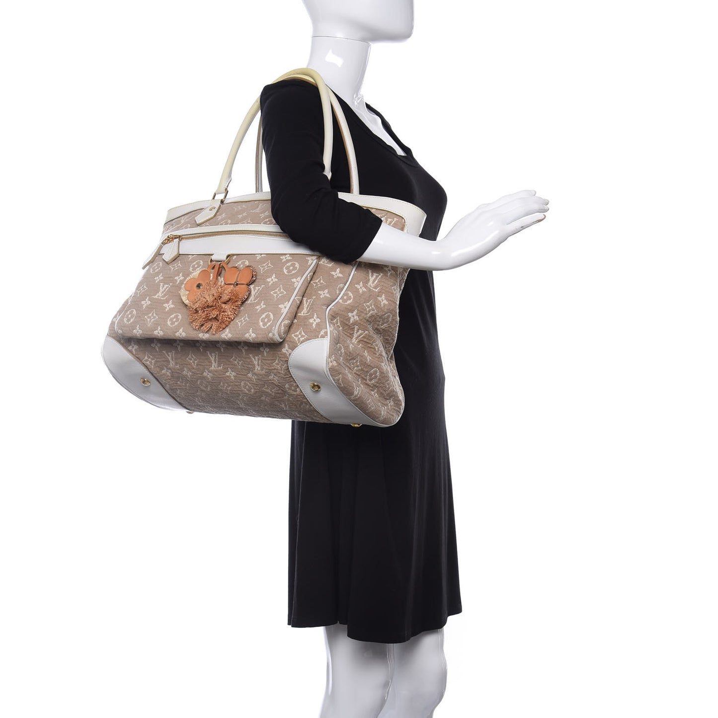 Monogram Sabbia Cabas GM White