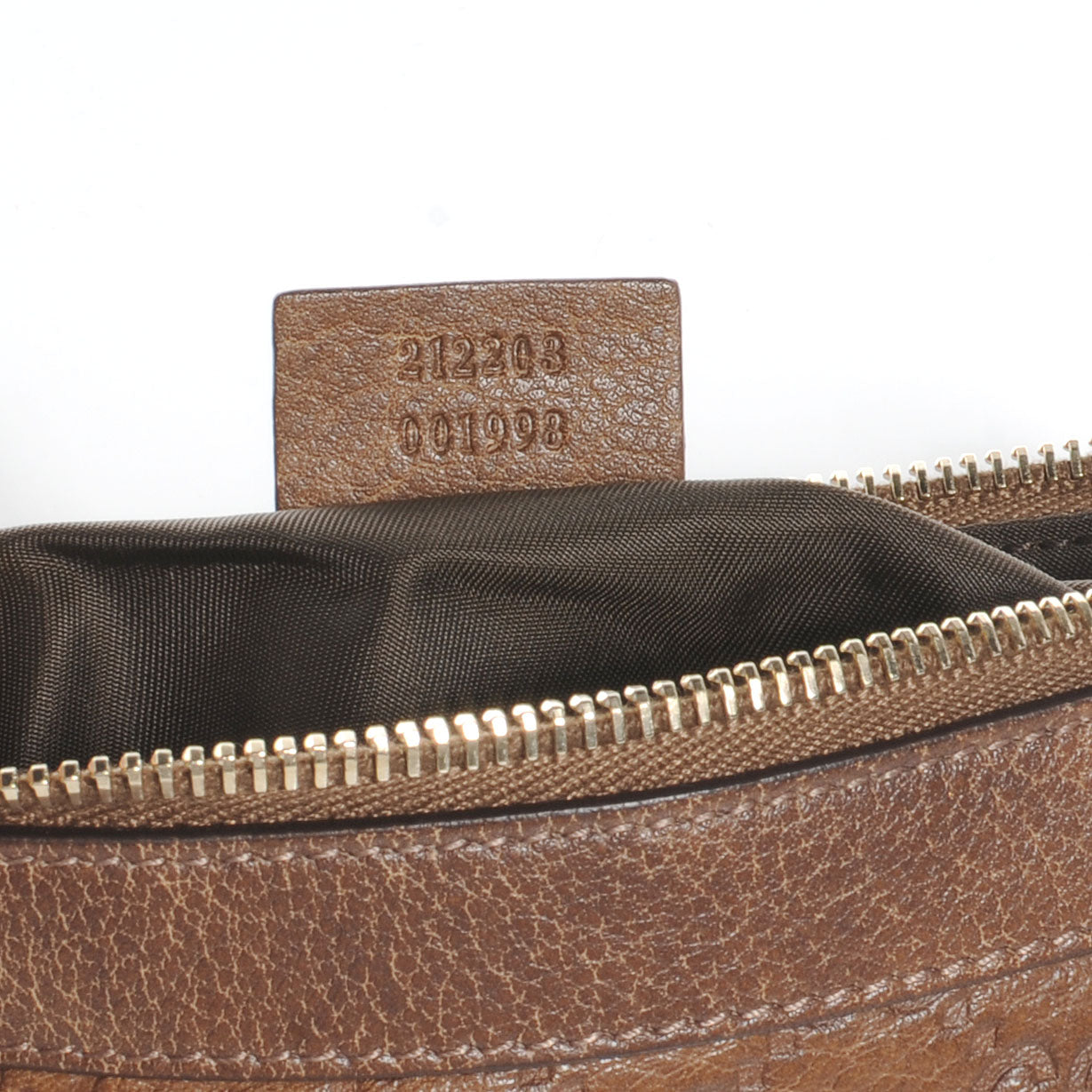 Gucci Guccissima New Britt Wristlet Brown 7 of 7