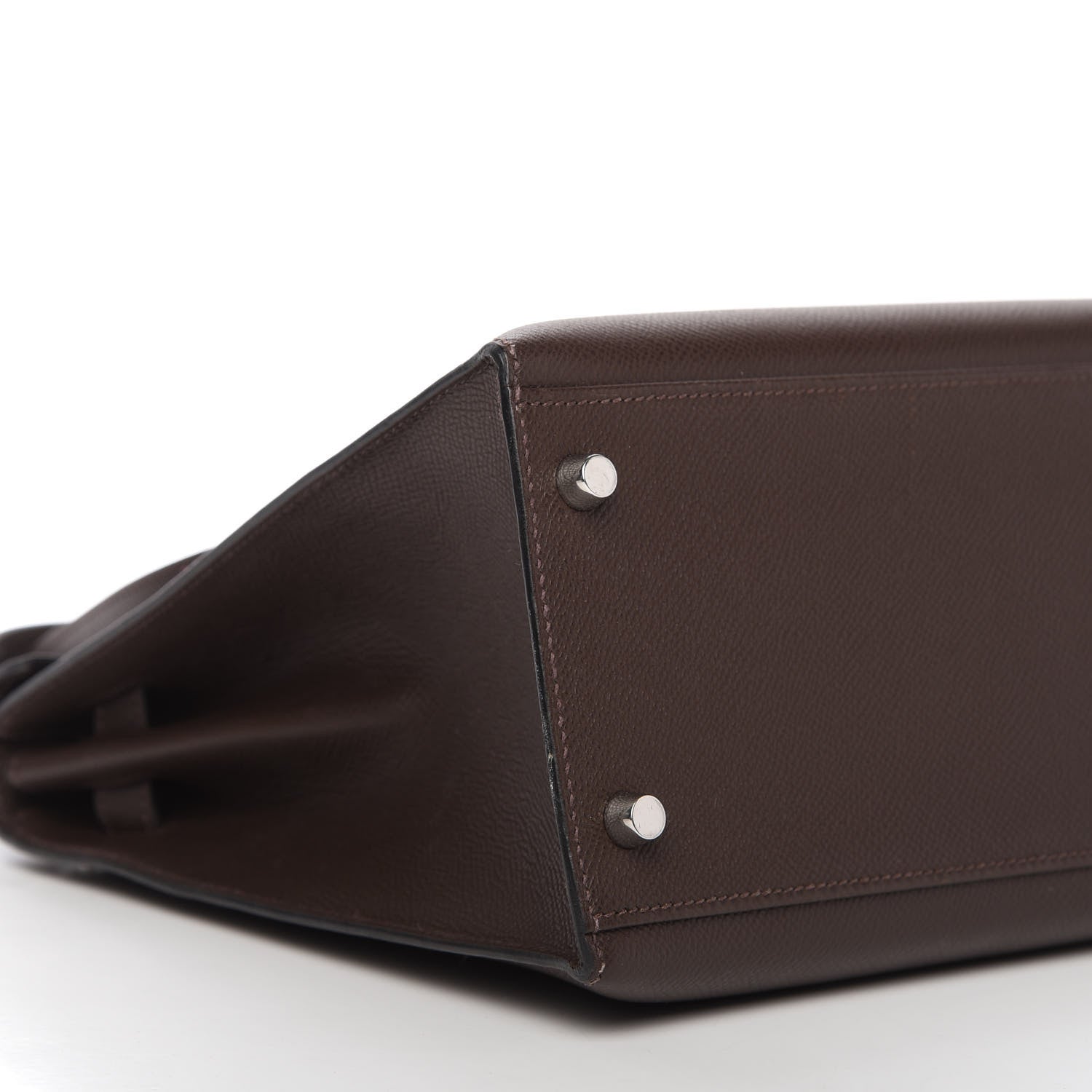 Hermes Epsom Kelly Sellier 32 Chocolate 6 of 10