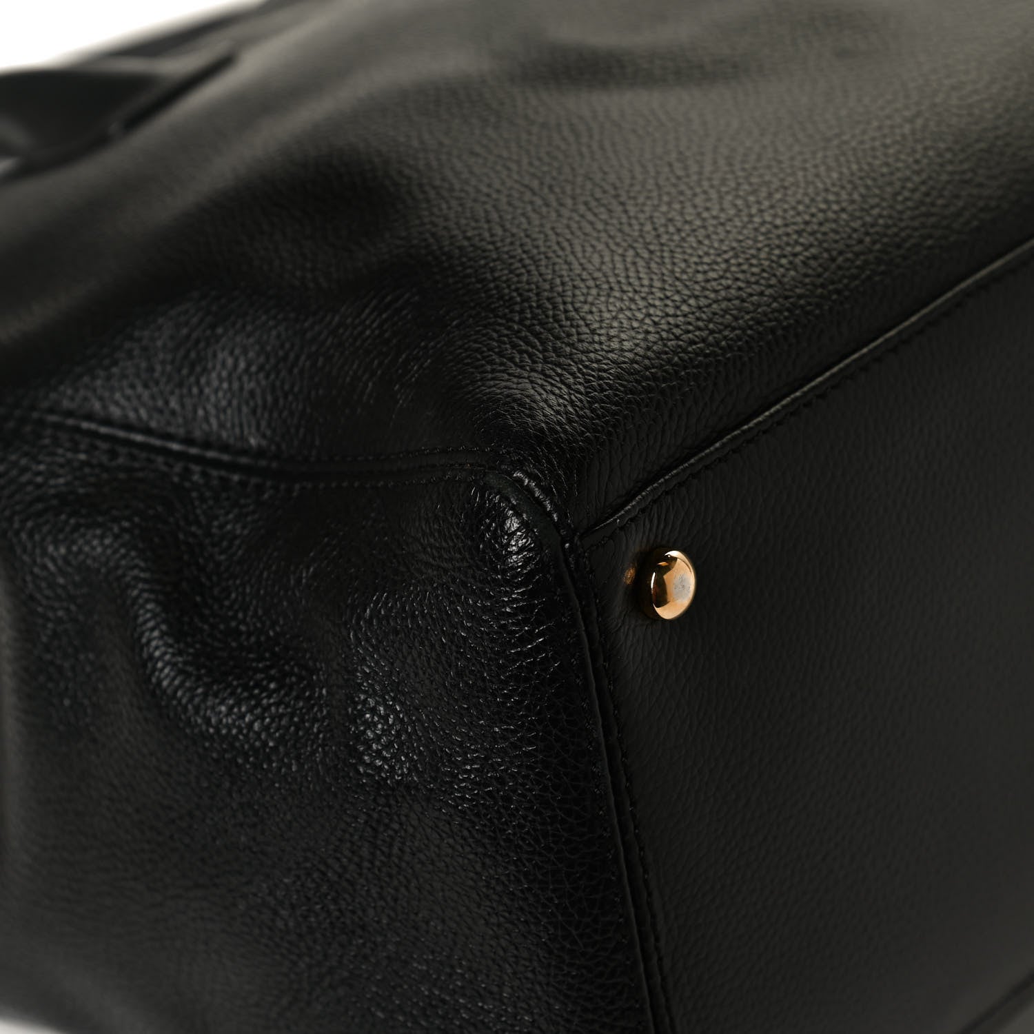 Chanel Calfskin Cerf Shopper Tote Black 11 of 13