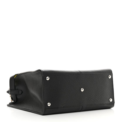 Fendi Cuoio Romano Fluo Selleria Medium Peekaboo X-Lite Black Giallo Fluo 4 of 12