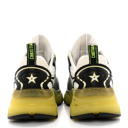 Christian Dior Matte Technical Fabric Mesh Dior Vibe Sneakers 38 White Yellow 5 of 10