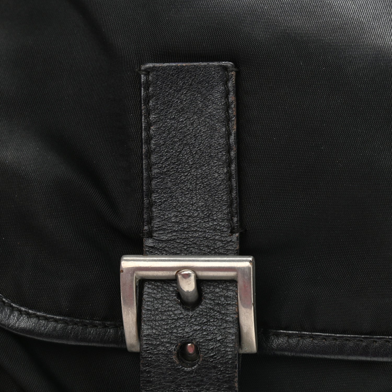 Prada Nylon Vela Messenger Bag Black 11 of 14