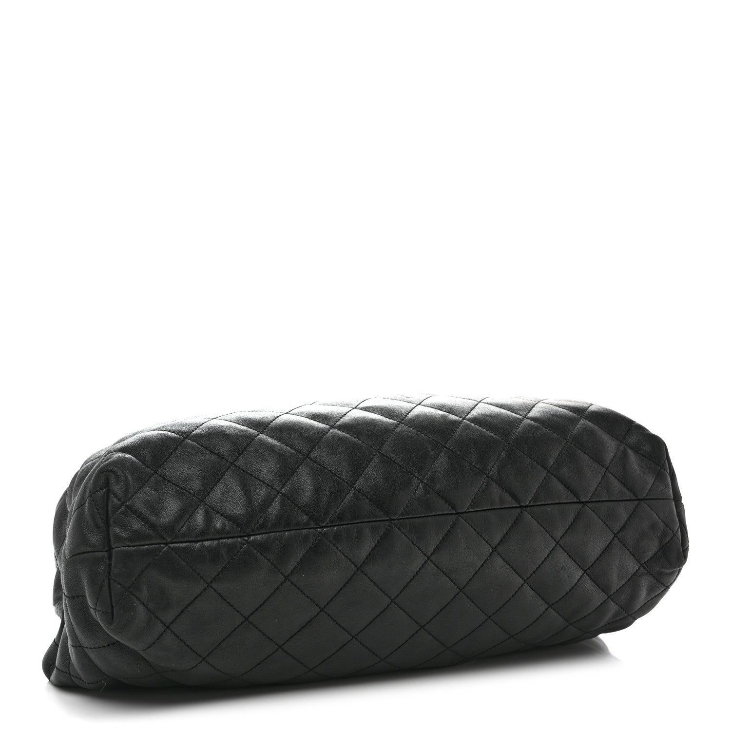 Saint Laurent Lambskin Quilted Maxi Icare Shopping Tote Black 4 of 14