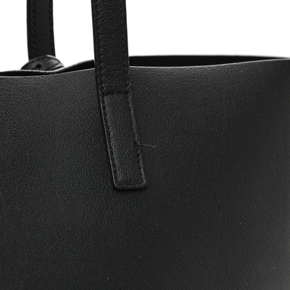 Saint Laurent Calfskin Large Shopping Tote Black 12 of 13