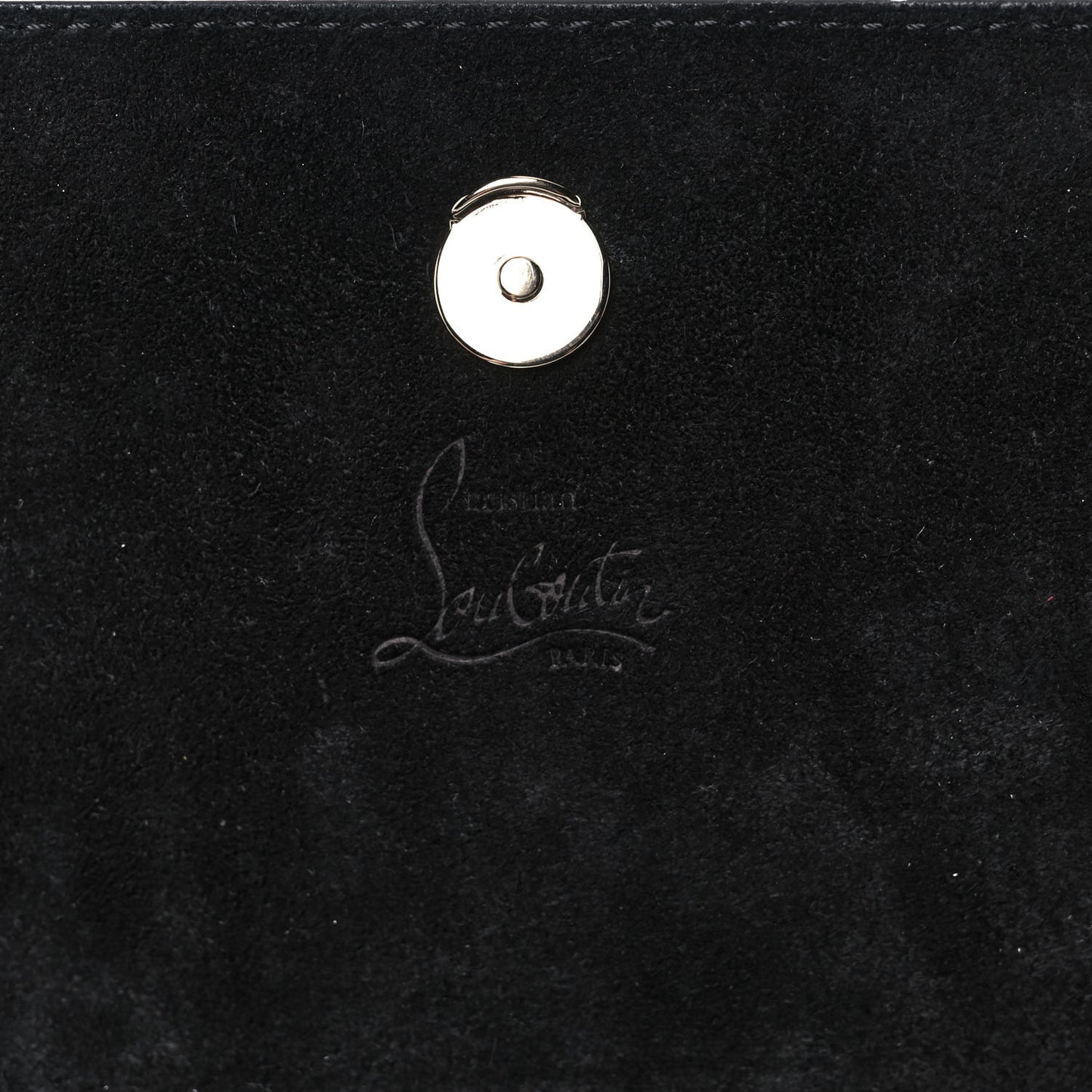Calfskin Spiked Zoompouch Crossbody Black