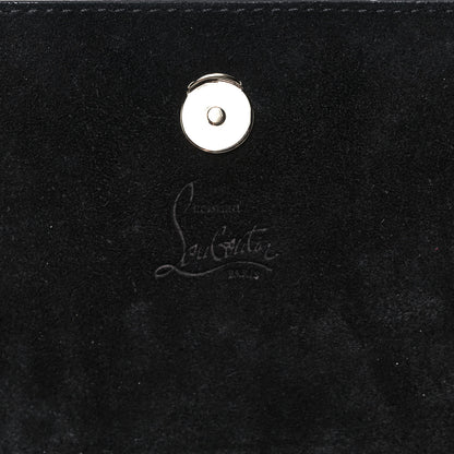 Christian Louboutin Calfskin Spiked Zoompouch Crossbody Black 6 of 13