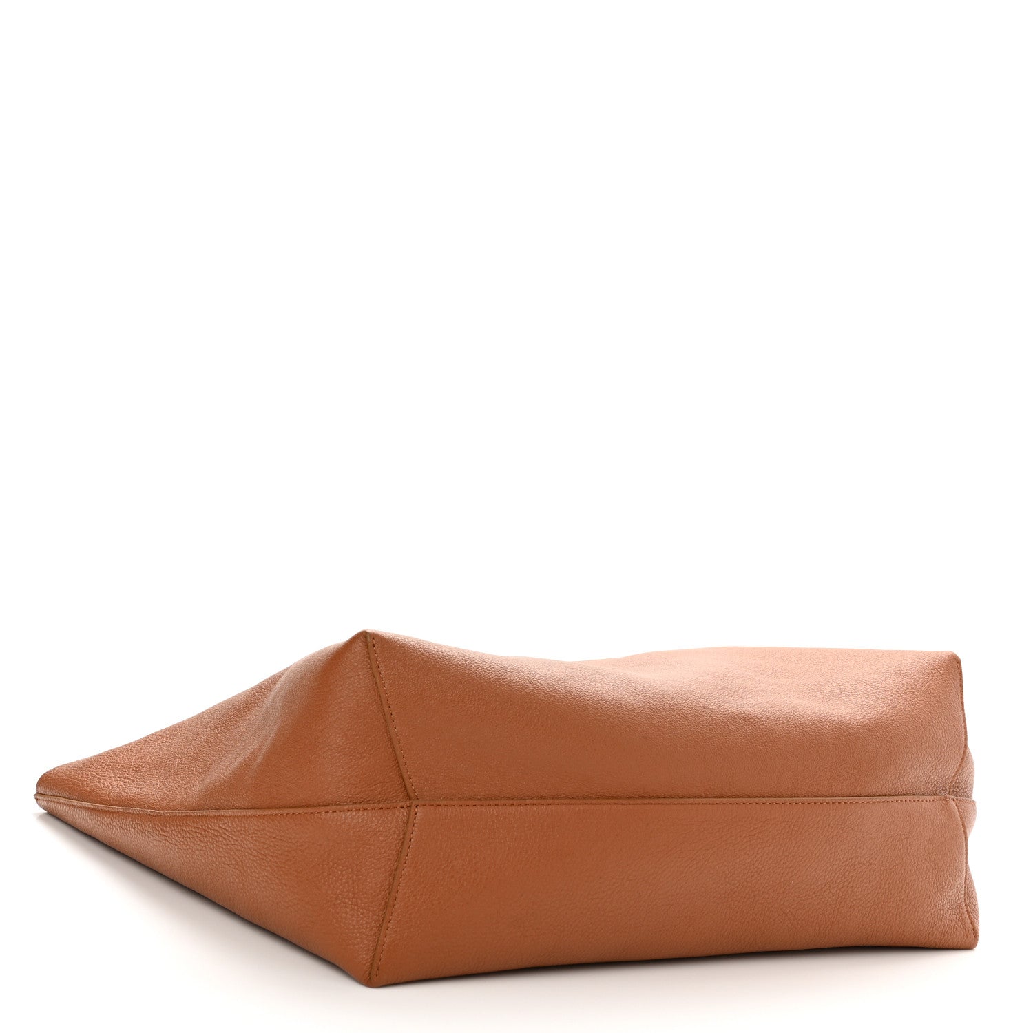 Mansur Gavriel Tumbled Calfskin Large Shopping Tote Caramel 5 of 10