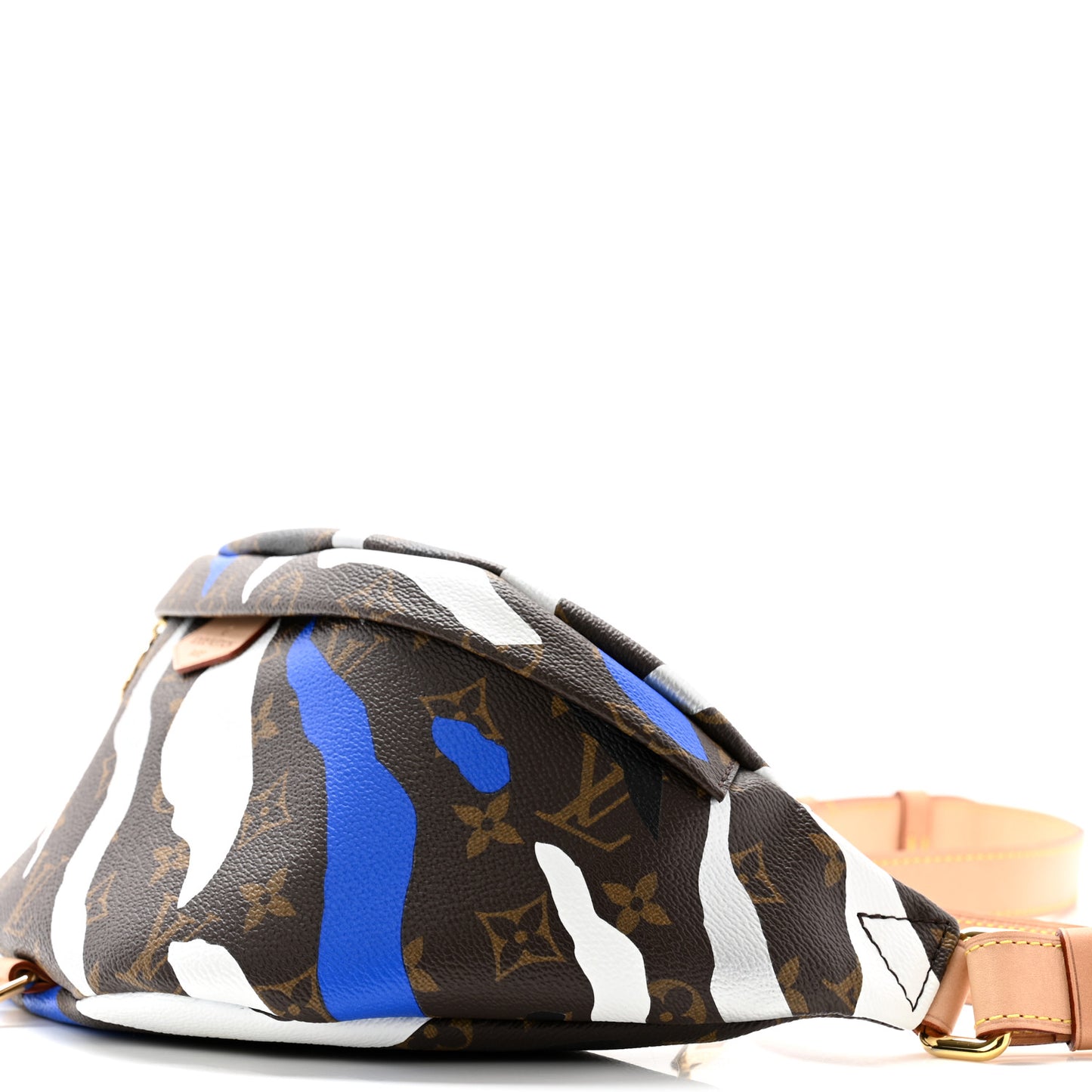 x LOL Monogram Bumbag Blue Silver