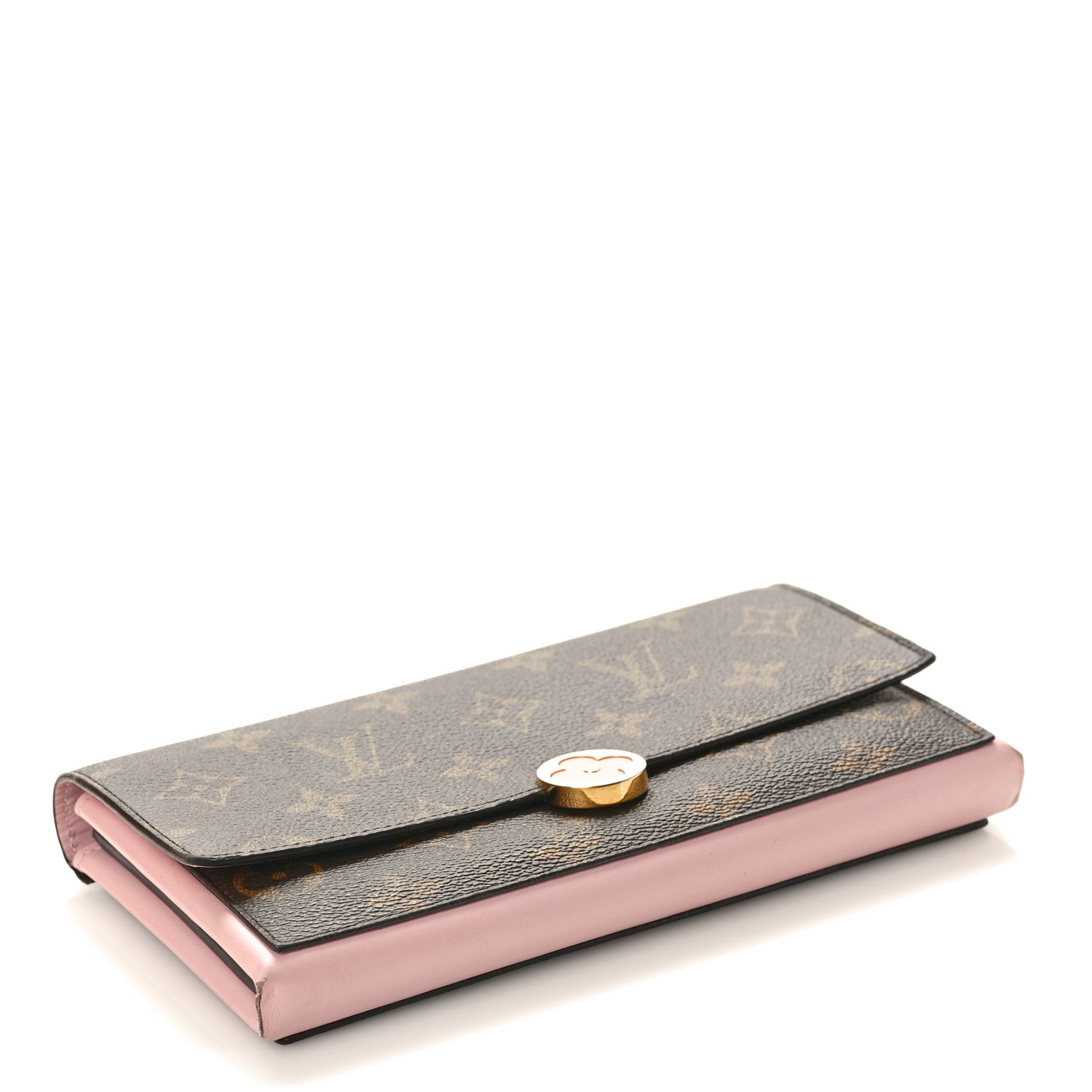 Louis Vuitton Monogram Flore Wallet Rose Ballerine 4 of 10
