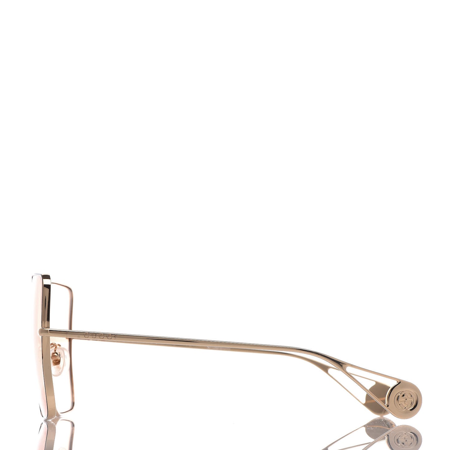 Square Frame GG0106S Sunglasses Havana Gold