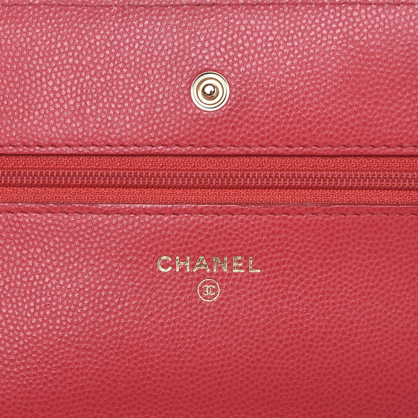 Caviar Quilted Wallet On Chain WOC Pink