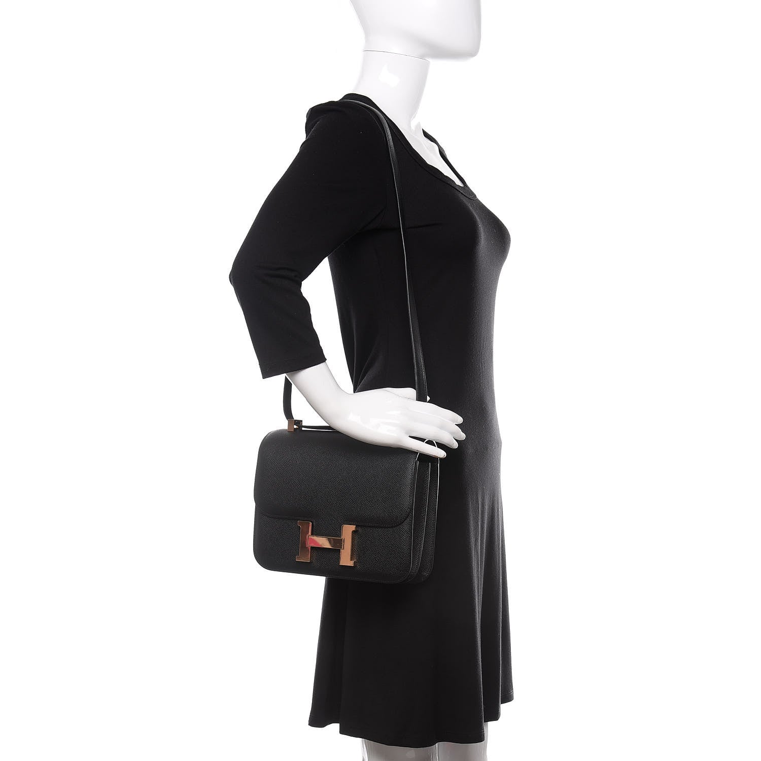 Hermes Epsom Constance 24 Black 2 of 11