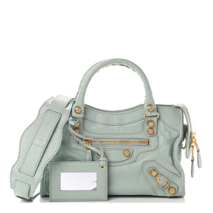 Balenciaga Agneau Giant 12 Gold Hardware Mini City Vert Jade 1 of 9