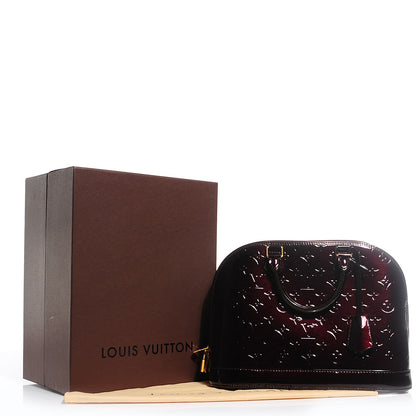 Louis Vuitton Vernis Alma PM Amarante 5 of 8