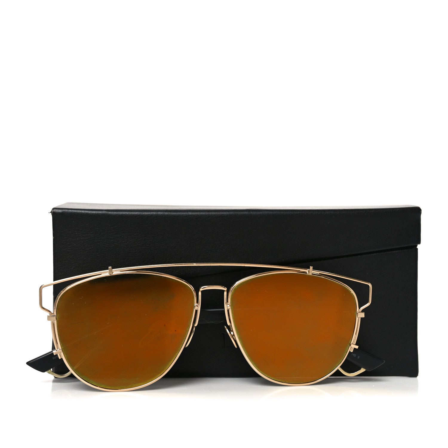 Christian Dior Technologic Sunglasses  Gold Orange 8 of 8