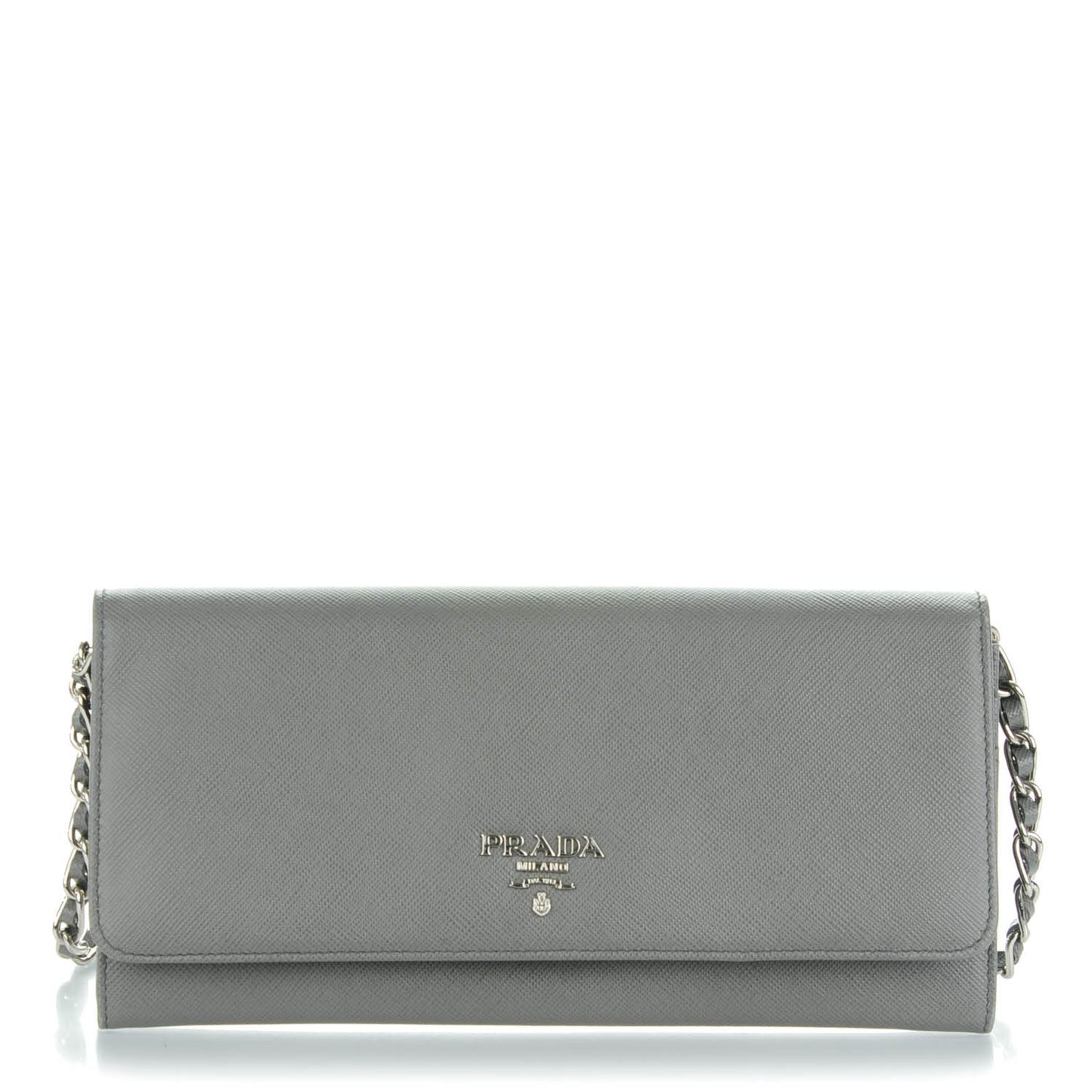 Saffiano Metal Oro Chain Wallet Marmo