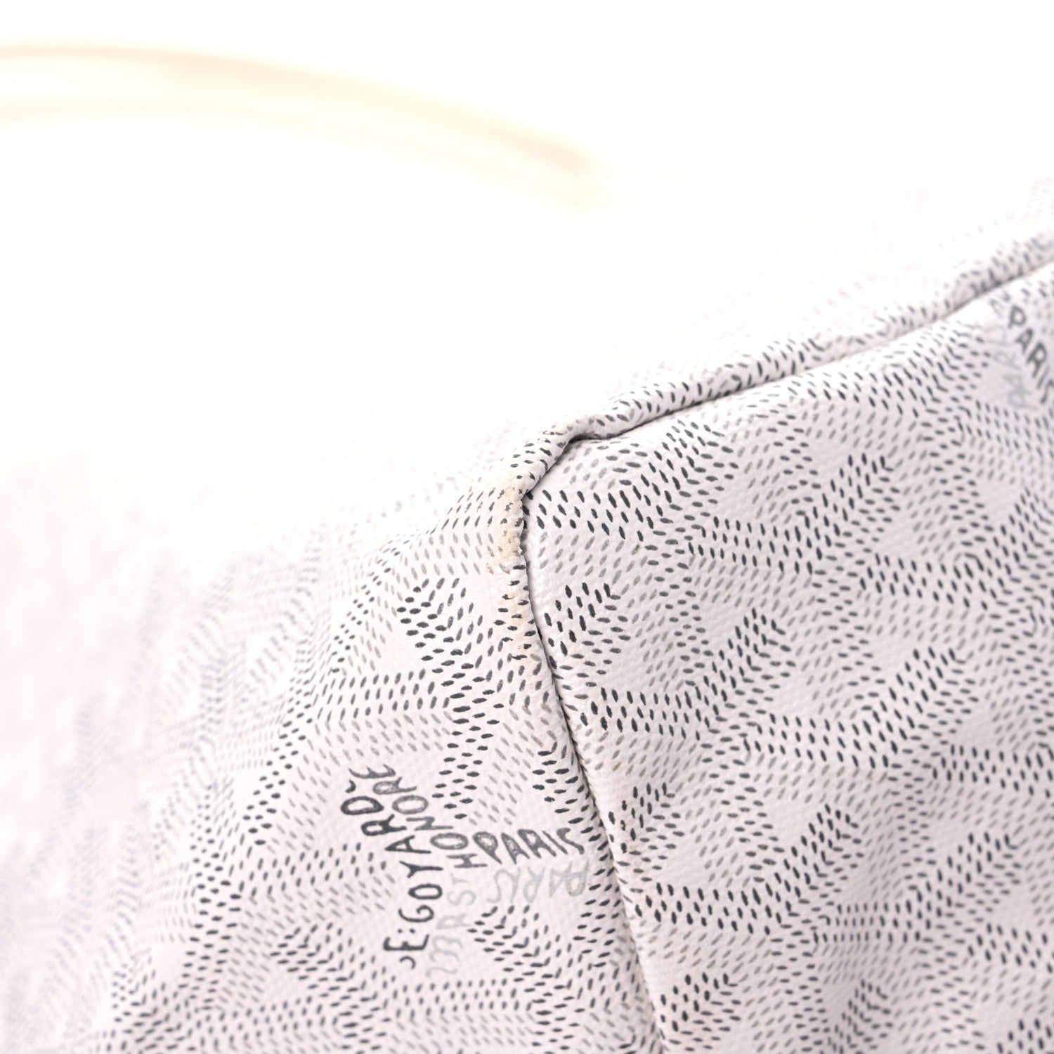 Goyard Goyardine Saint Louis GM White 9 of 25