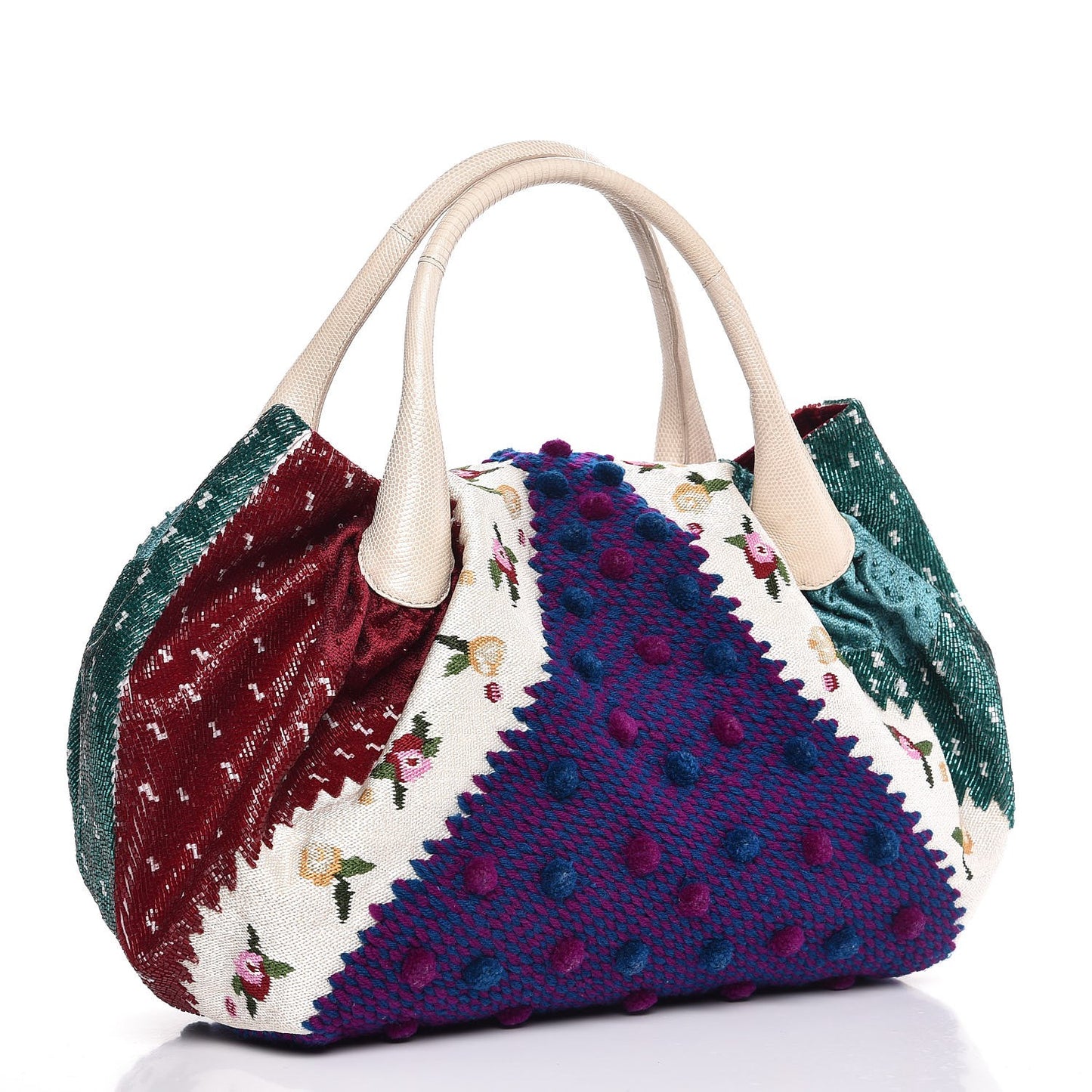 Lizard Canvas Aspen Embroidered Spy Multicolor Panna