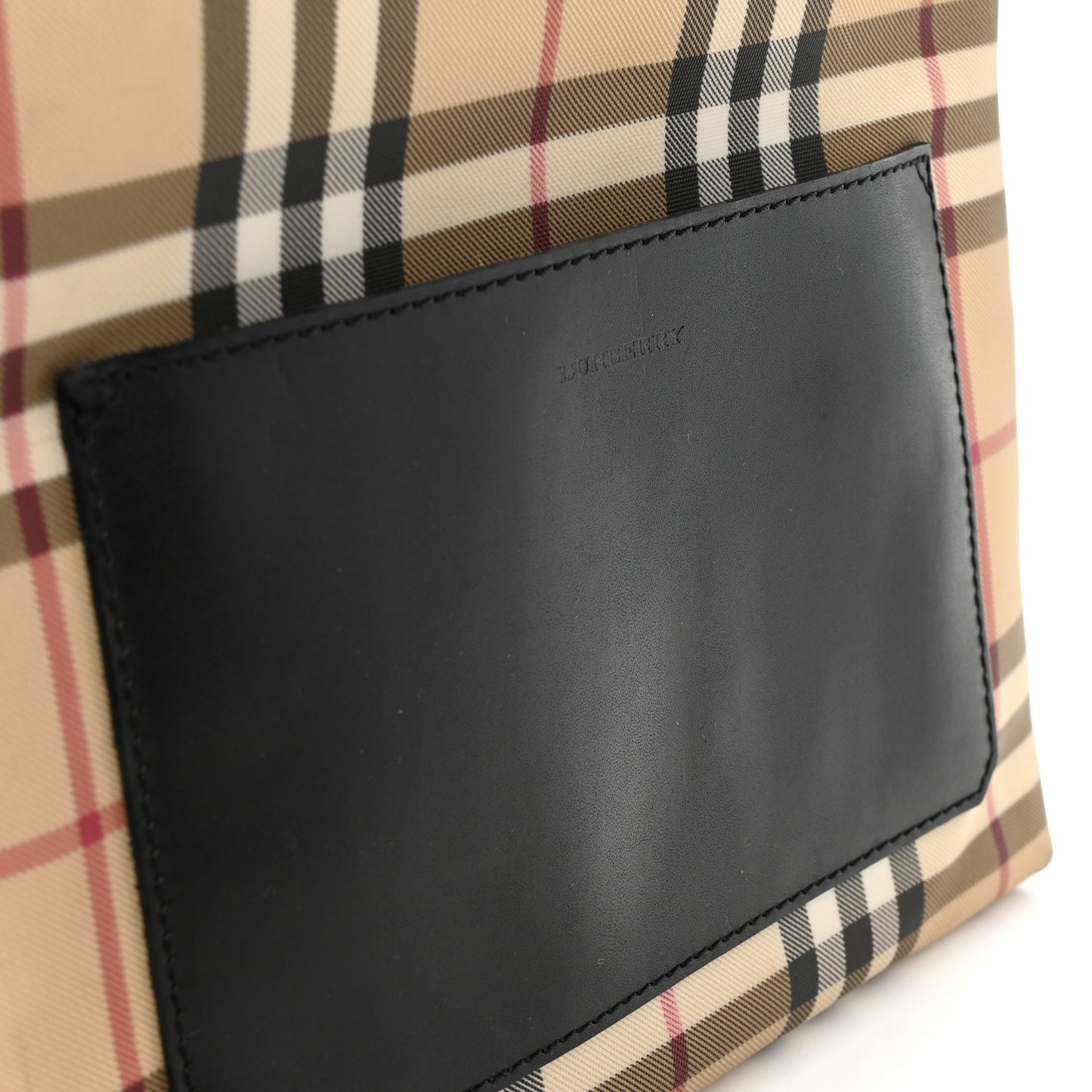Canvas House Check Backpack Black