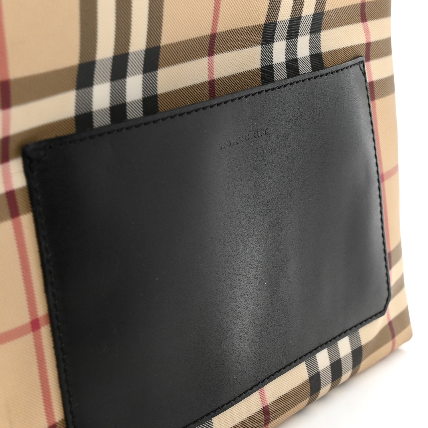 Burberry Canvas House Check Backpack Black 16 of 18