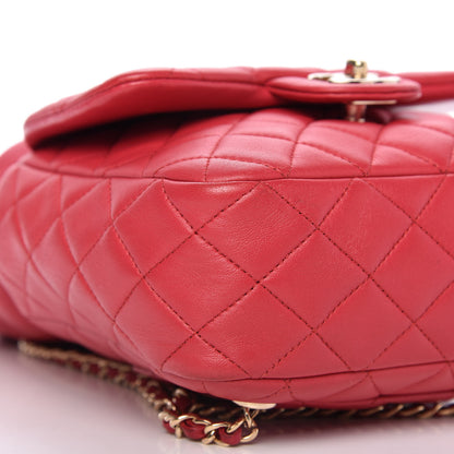 Chanel Lambskin Quilted Small in Seoul Backpack Dark Pink 5 of 9