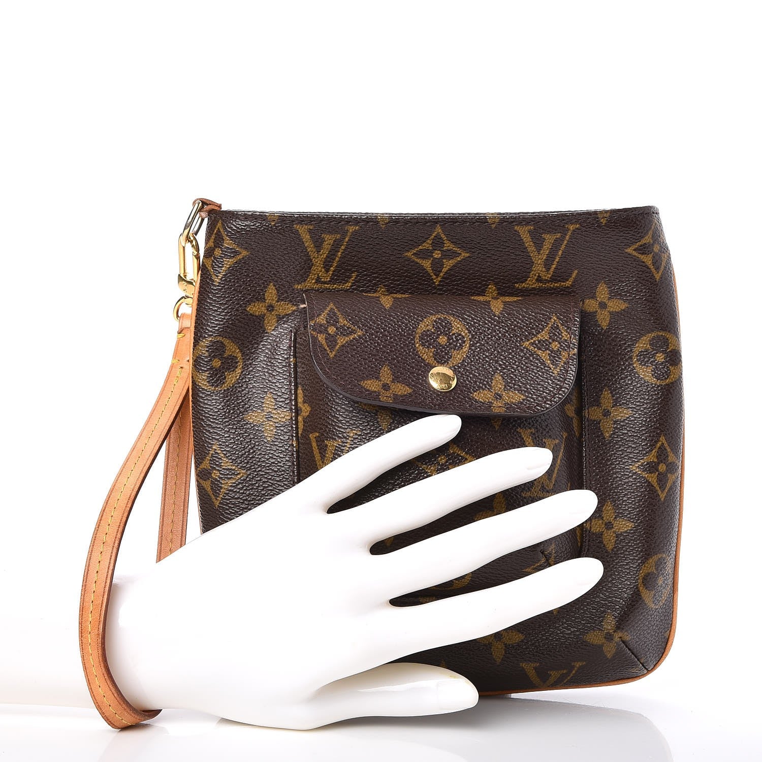 Louis Vuitton Monogram Partition Wristlet 2 of 7