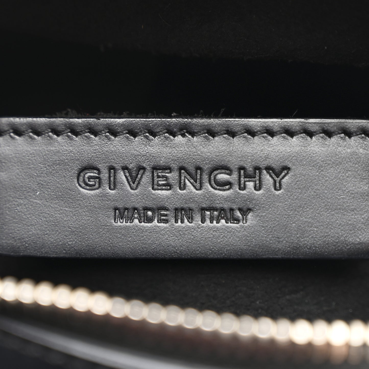 Calfskin Star Embossed Micro Lucrezia Black