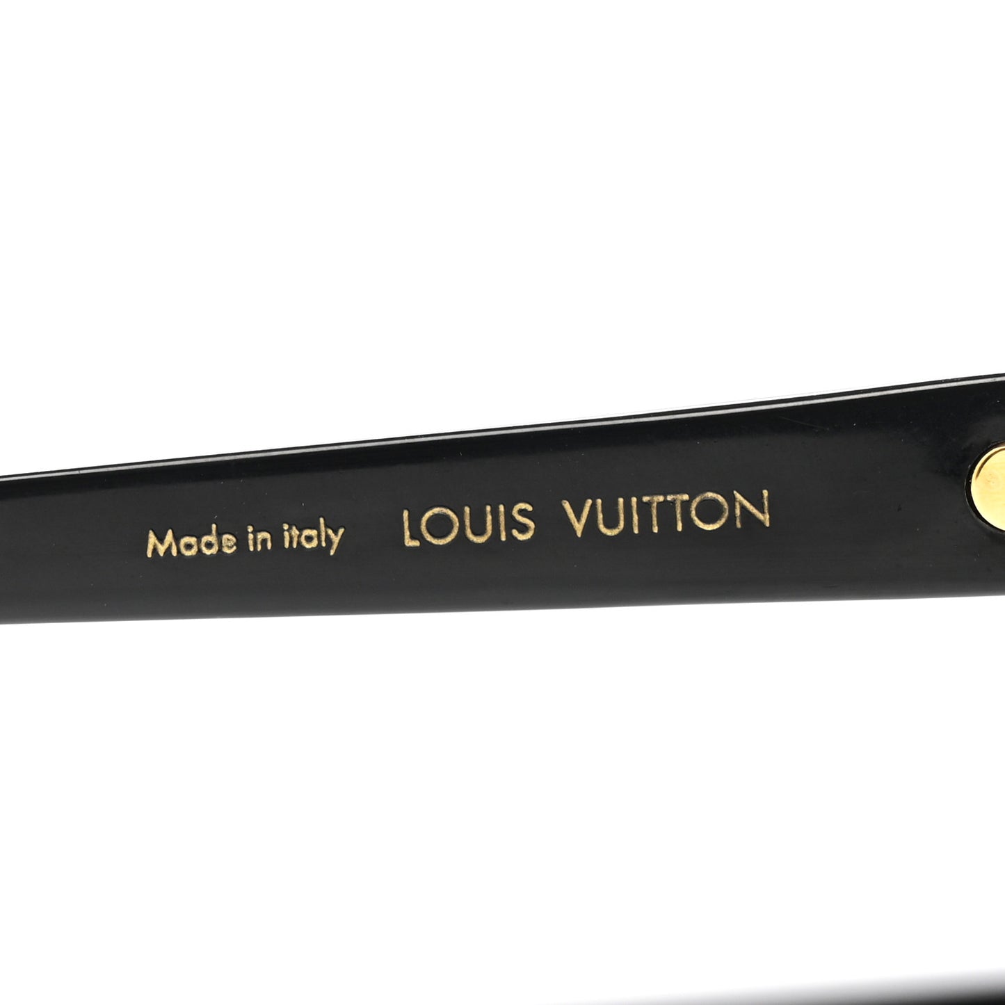 Acetate LV Square Sunglasses Z1692W Black