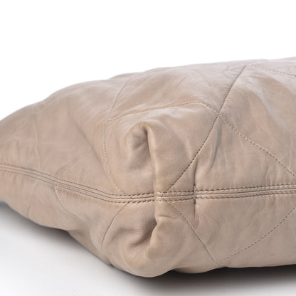 Lanvin Lambskin Quilted Amalia Cabas Tote Taupe 5 of 7