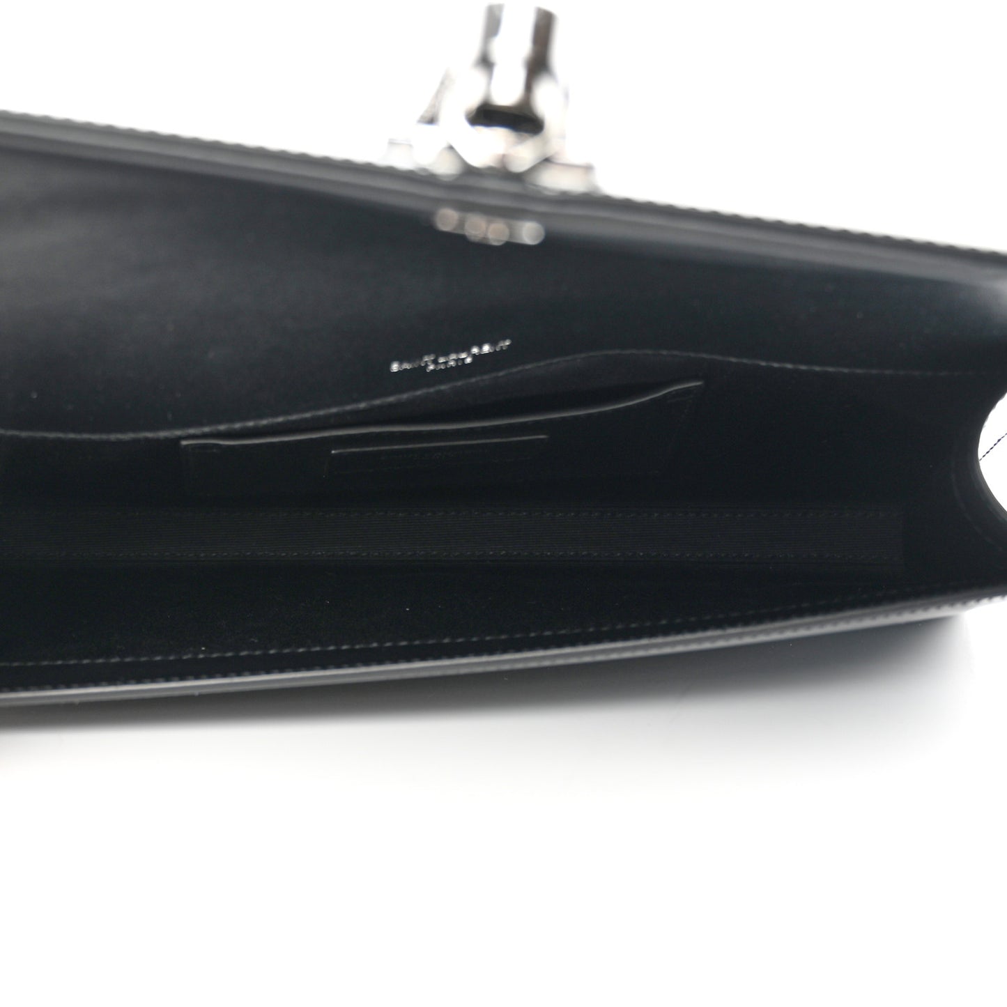 Patent Cassandre Tassel Clutch Black