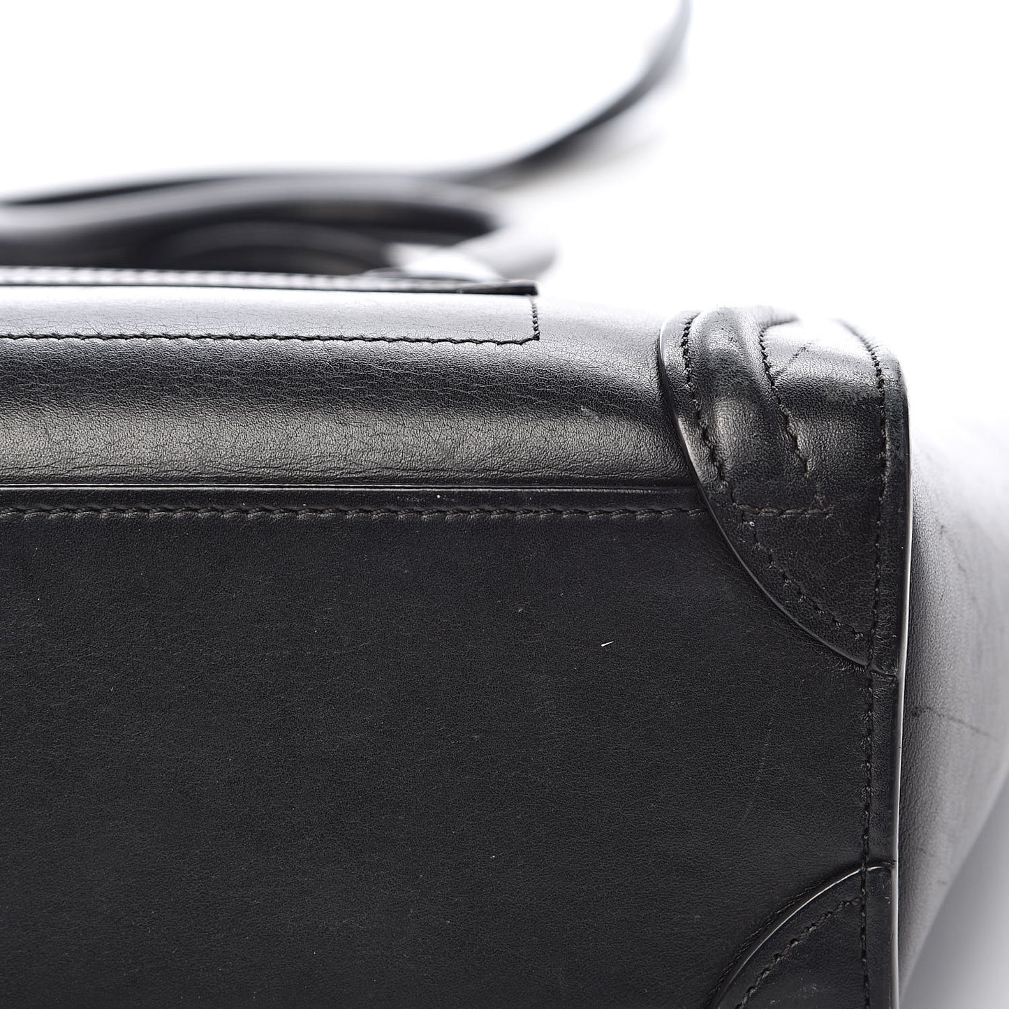 Smooth Calfskin Nano Luggage Black